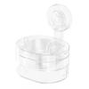No Drill Wall Ashtray with Suction Cup for Bathroom Toilet Home Office Hotel Bar Clear Storage Rack