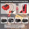 For Makita/Milwaukee/Dewal/EINHEL 18V Battery Jump Starting Adapter Auto Booster Cable for Jump Starting Car Using Tool Cable