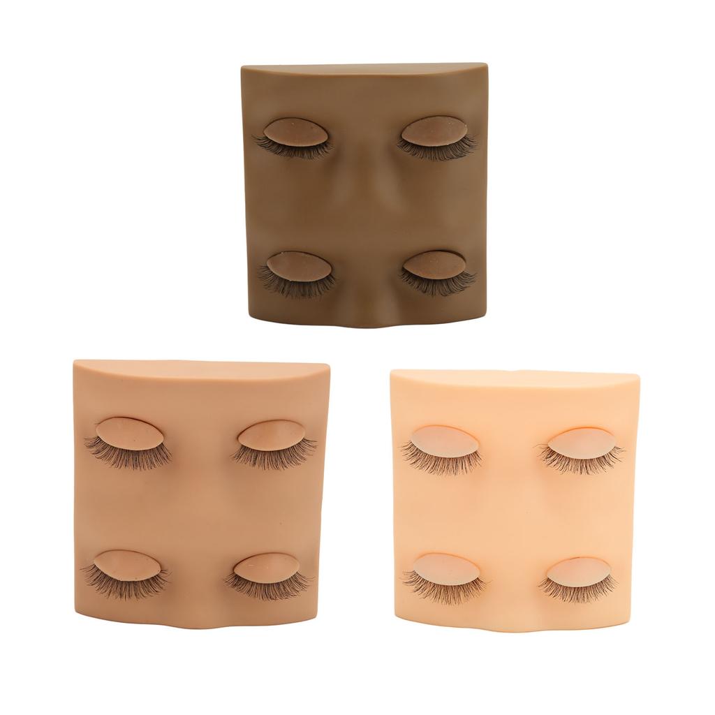 Ресницы Манекен Голова Съемные Веки Реалистичные Многоразовые Для Обучения Наращиванию Ресниц