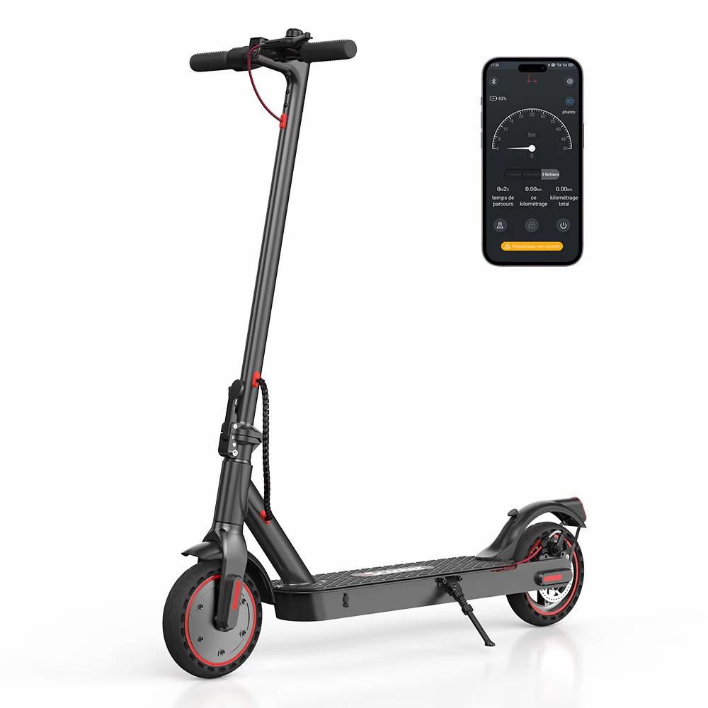 Electric Scooter Foldable iScooter i9 8.5" 350W Motor Electric Scooter Top Speed 28Km/h 36V 7.5AH Range 30Km Load 100Kg