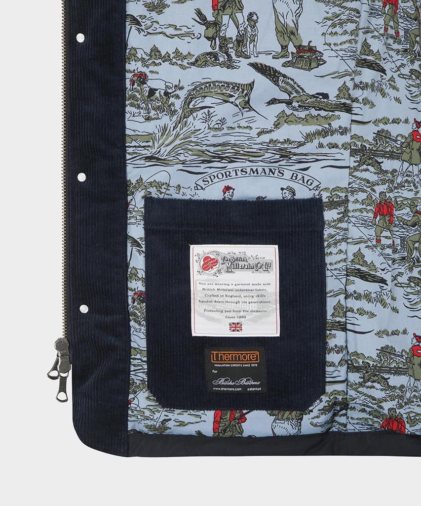 Brooks Brothers Waxed Chore Jacket (Navy) (Bbojmm4983Ref)
