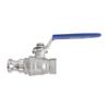 Ling Teng 2PC Quick Connect 304 Stainless Steel Ball Valve with Type 316 Internal Thread for Water Pipe Switch