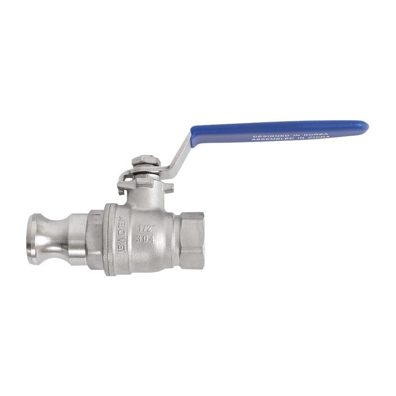 Ling Teng 2PC Quick Connect 304 Stainless Steel Ball Valve with Type 316 Internal Thread for Water Pipe Switch