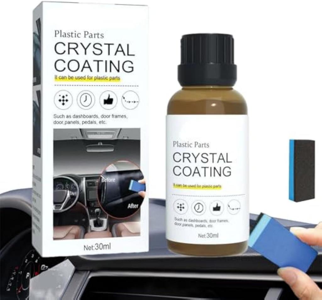 Кристаллическое покрытие для пластиковых деталей автомобиля, кристаллическое покрытие, пластиковые детали кристаллическое покрытие 30 мл