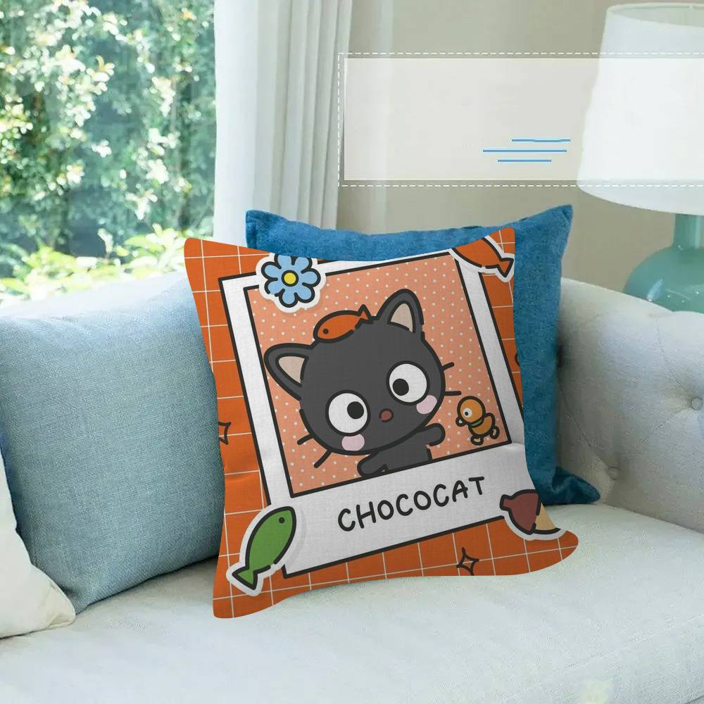 Милый мультяшный арт чиби кот c-Chococat Наволочка Спальня Дизайн Дикой Вечеринки Наволочка ребенок День рождения Душ Подарок