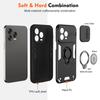 KEYSION Shockproof Case for ZTE Blade V70 Vita Silicone+PC Slide Camera Protection Ring Stand Phone Cover for Blade V70 Design