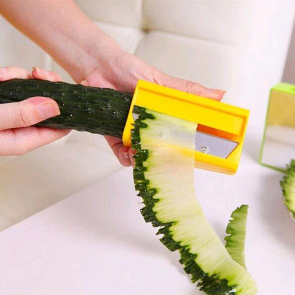 Multifunctional Vegetable Fruit Curl Slicer Rotating Mask Slicer Cucumber Sharpener Kitchen