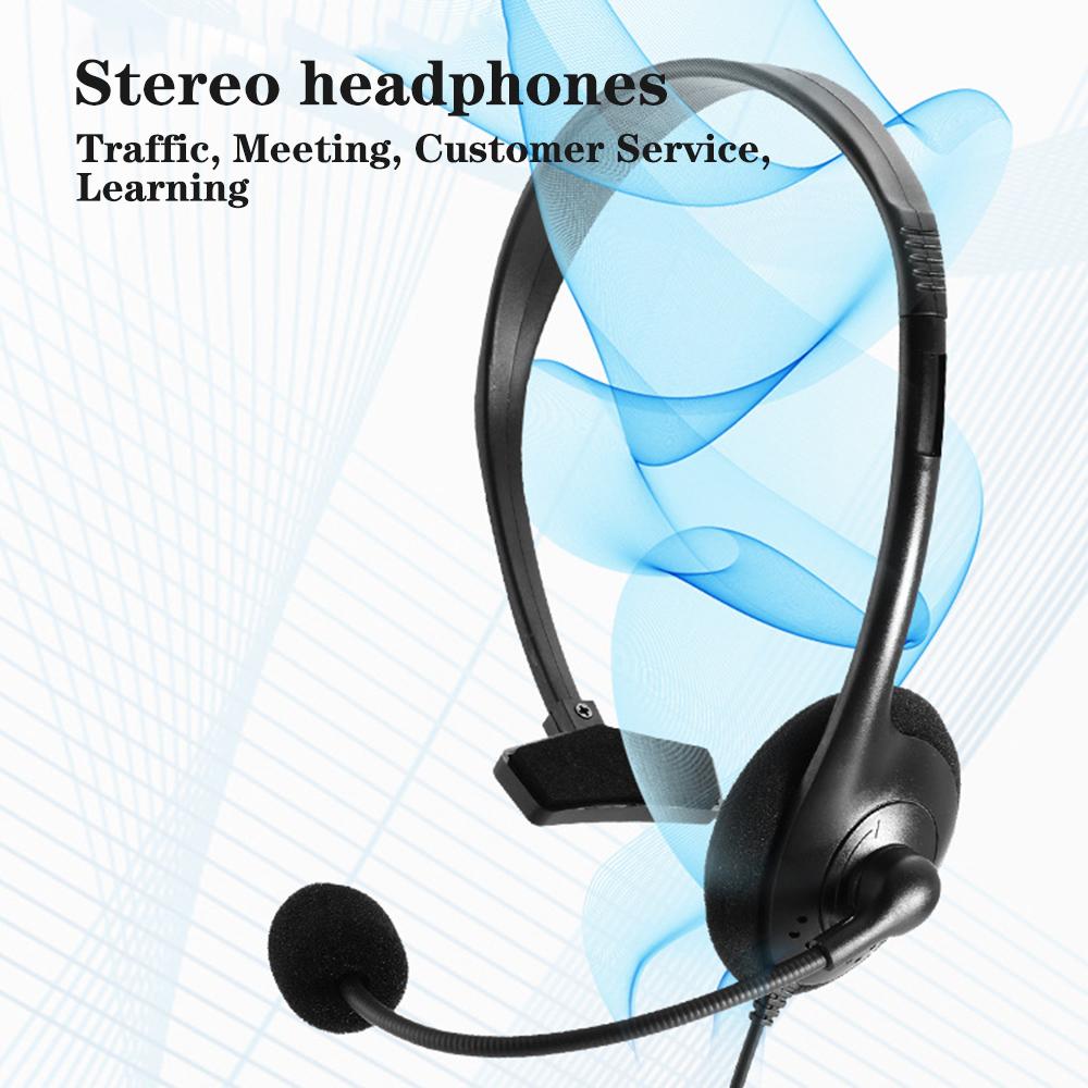 Usb Headset With Mic Noise Cancelling & Audio Controls Usb Headphone For Computer Laptop Business Call Center Office
