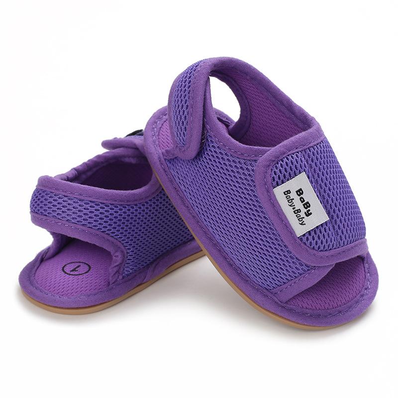 Летние детские повседневные сандалии для малышей 0–1 года, детская обувь на мягкой резиновой подошве, детская обувь