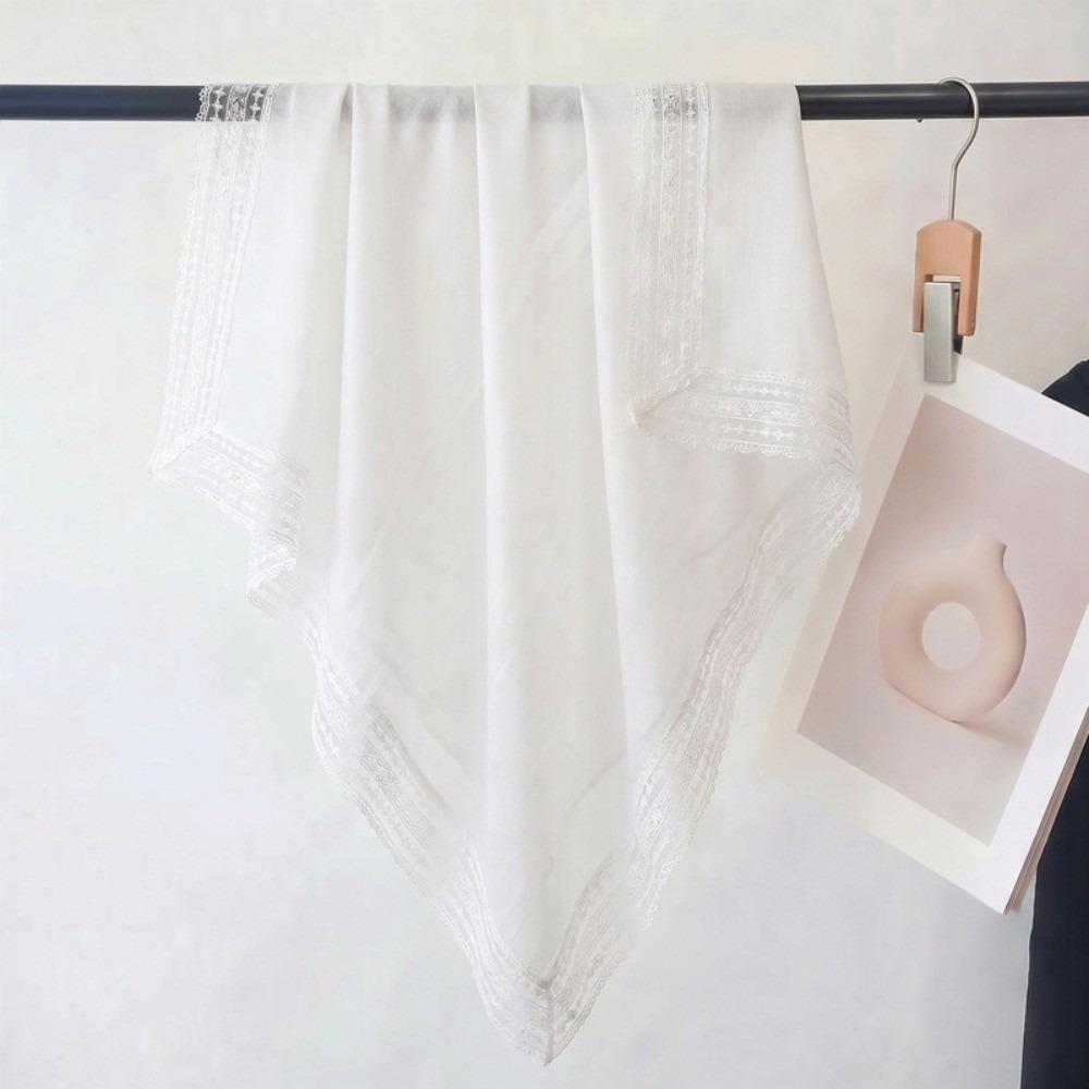 Fashion 100*100cm Square Scarf Solid Color Luxury Wraps Soft Sun-Protection Foulard Oversides Beach