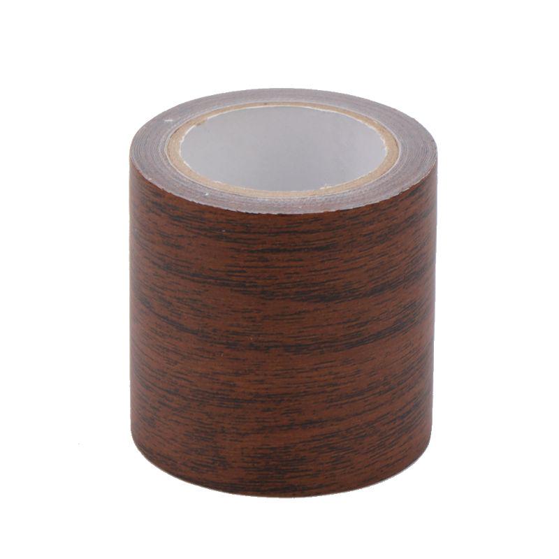 5M/Roll Realistic Woodgrain Repair Adhensive Duct Tape 8 Colors For Furniteru