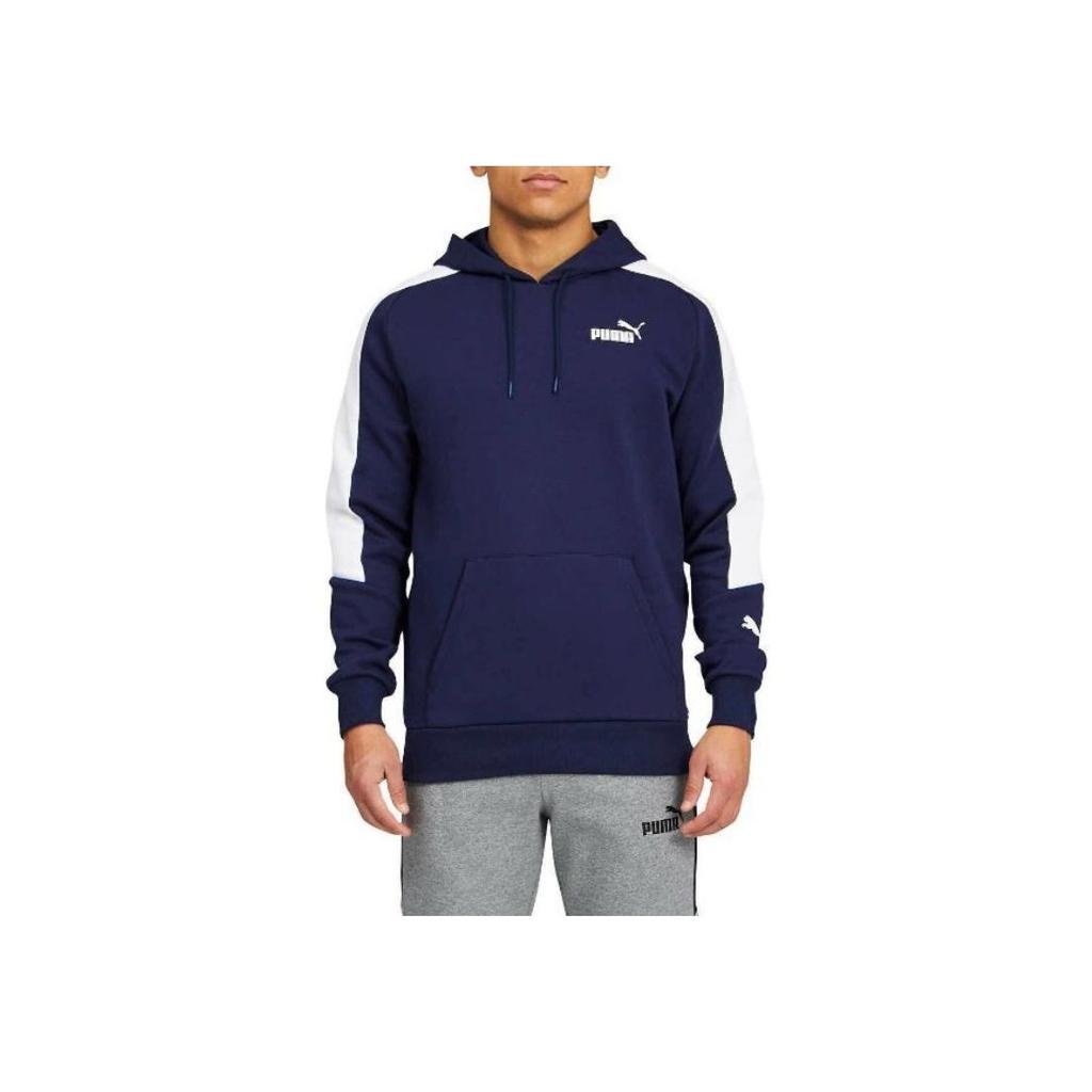 Puma Толстовка-пуловер с капюшоном американского кроя Color Block, мужская толстовка, синяя 847362-06