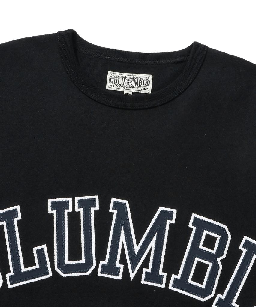 COLUMBIA UNIVERSITY Columbia Arch Logo S/S T-Shirts Black