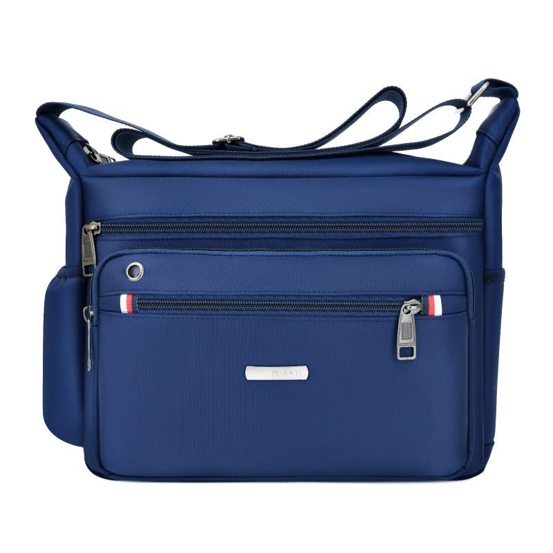 Мужская повседневная сумка через плечо из ткани Оксфорд, дорожная универсальная легкая сумка через плечо