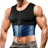 Men Sauna Suit Waist Trainer Body Shaper Compression Shirts Workout Sweat Tank Tops Vest Shapewear Exercise Slimming Undershirt Fat Burning Underwear