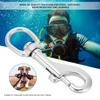 316 Stainless Steel Hook Swivel Eye Clasp Snap Hook for Straps Bags Diving (92mm)