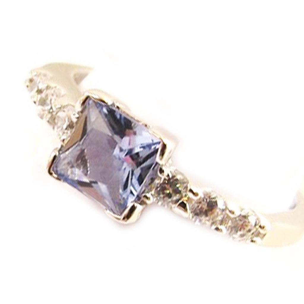 Bague Argent 'Celestina' tanzanite (5 mm)