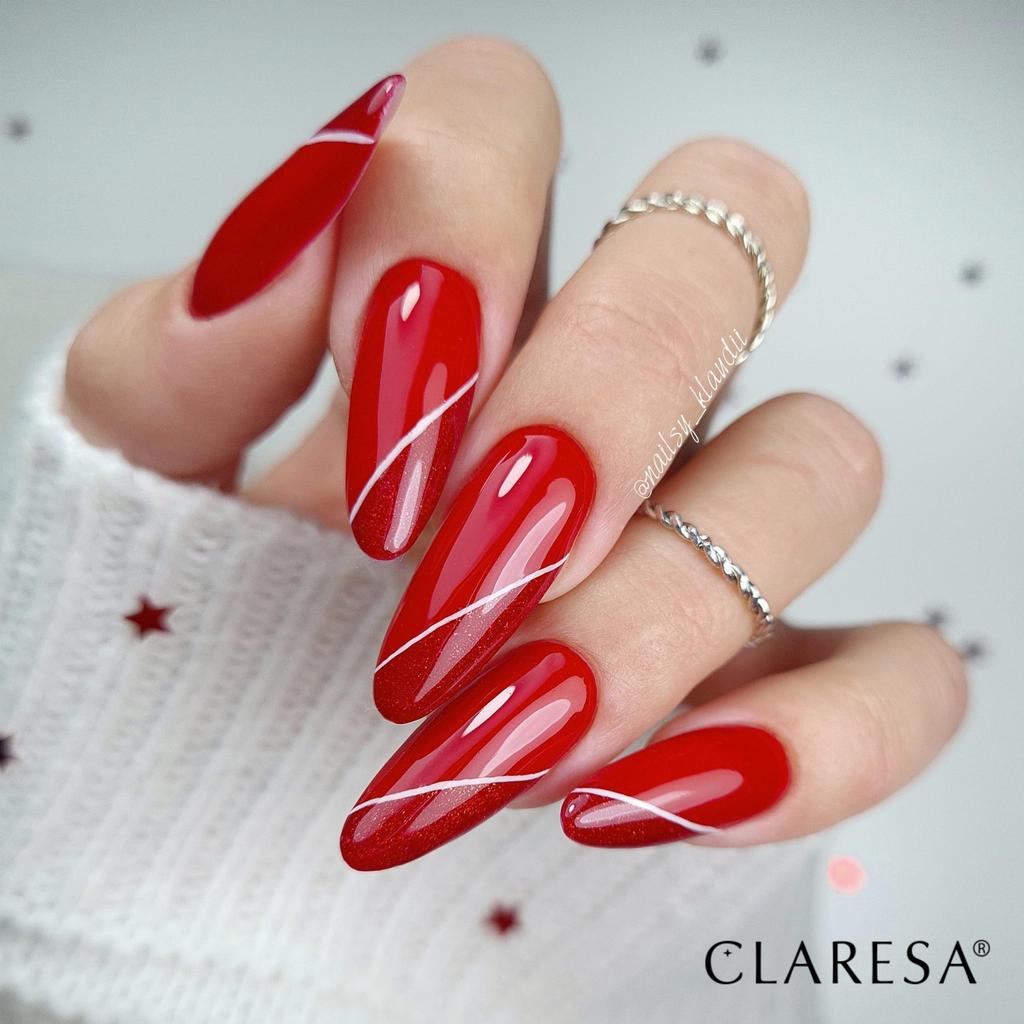 Claresa lakier hybrydowy red 418 -5g