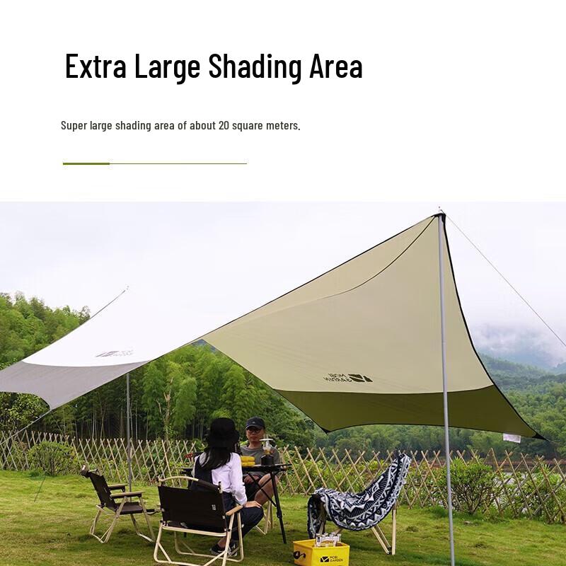 Mobi Garden JunTing Upgraded NX20661014 Hexagonal Camping Tarp