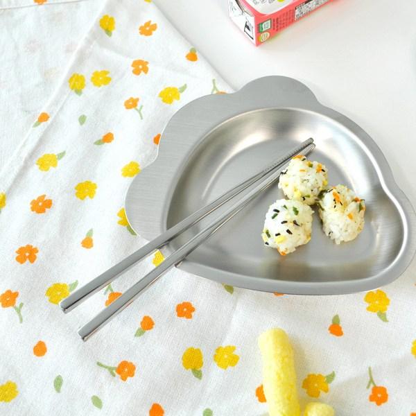 Детские вакуумные палочки для еды из нержавеющей стали, серебряные, один предмет, 2 шт.