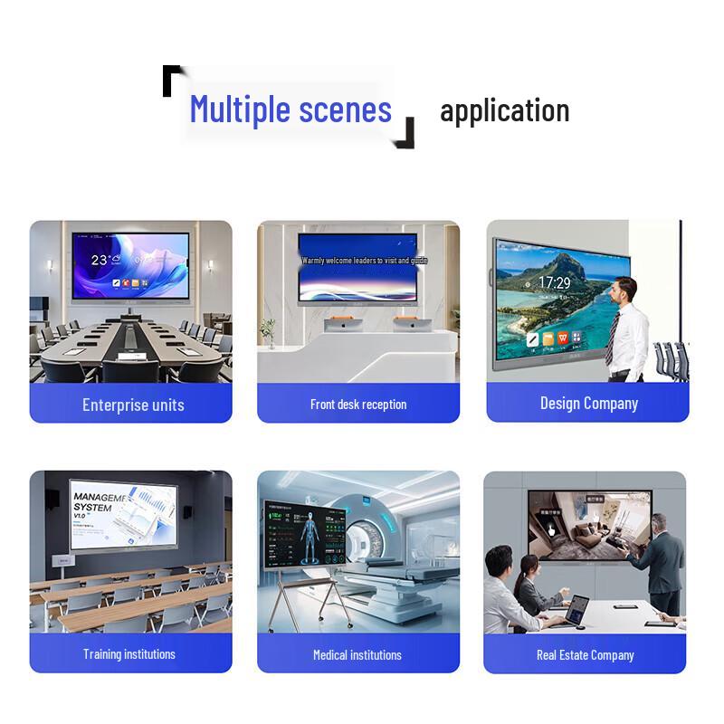 55-inch Conference Interactive Flat Panel Display with Trolley (Enhanced) (CN version)