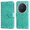 For Vivo X200 Pro Mini 5G Case Sunflower Imprint Leather Wallet Phone Cover