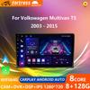 9-дюймовый автомобильный радиоприемник, мультимедийный плеер, Android-система для Volkswagen Multivan T5 2003 - 2015, GPS-навигация, разделенный экран, Bluetooth