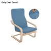 Washable Anti Scratch Chair Cover for Poang Solid Armrest Pad Slipcover Protector for Living Room Lounge Chair