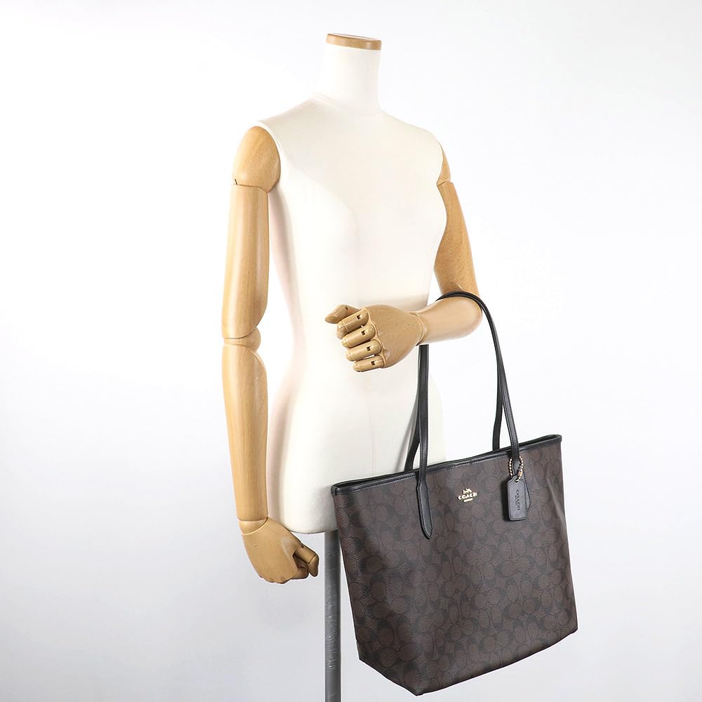 Tote Bag Brown X Black 5696 IMAA8 [Coach] Women's [Product]
