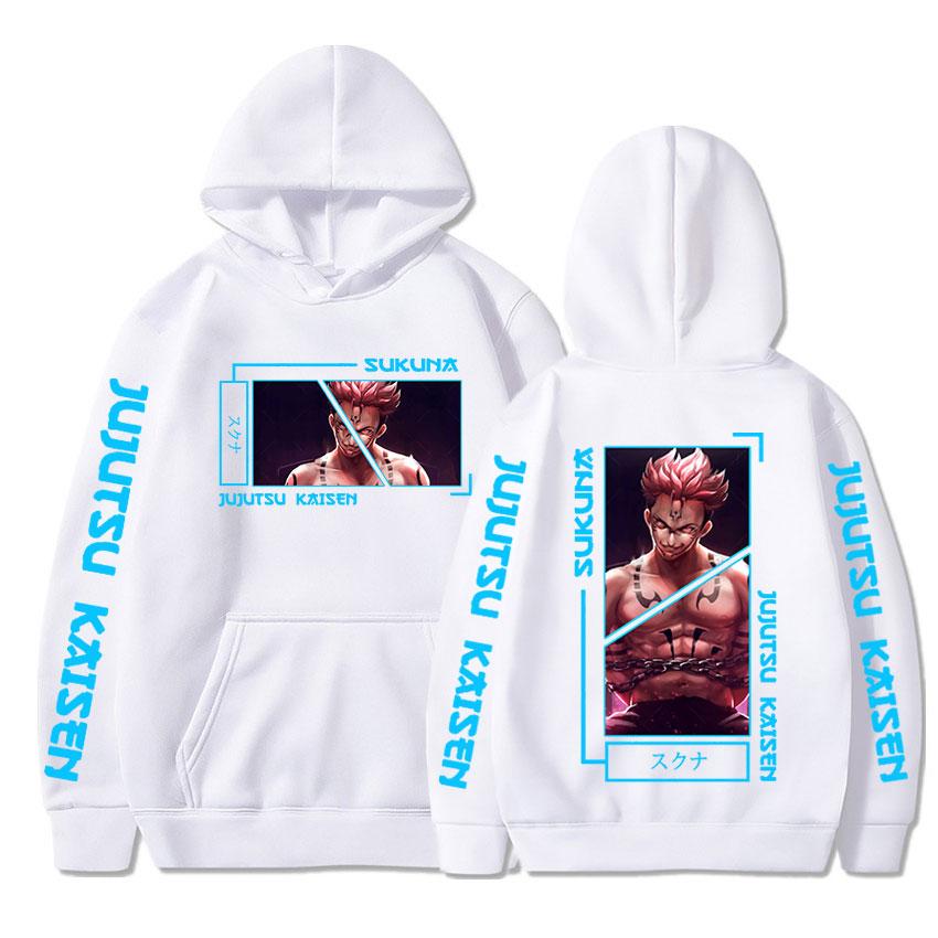 Anime Jujutsu Kaisen Hoodie Funny Ryomen Sukuna Hoodies Vintage Oversized Hooded Long Sleeves Men Women Clothes