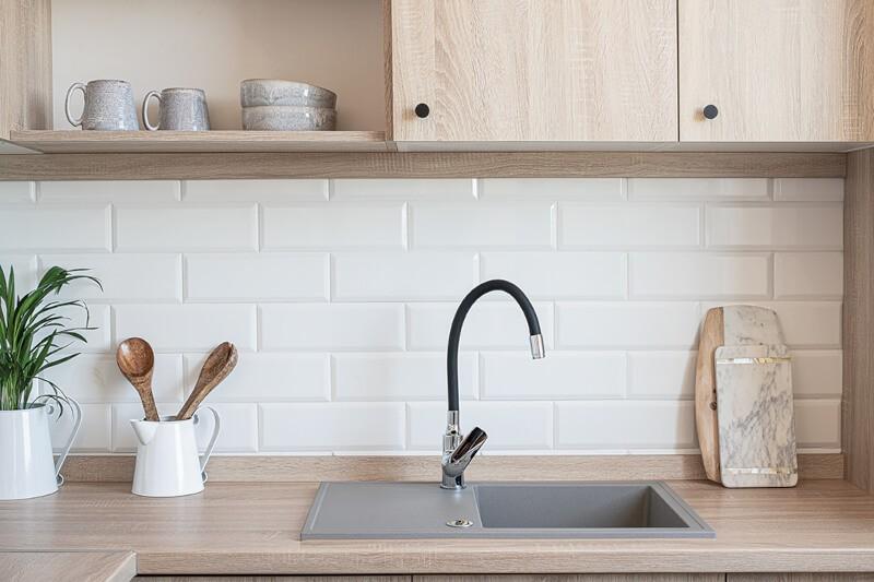 Freestanding Sink Tap with Flexible Spout