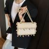 Summer Straw Woven Bag Women's New Exquisite Chain Shoulder Messenger Bag Niche Design Woven Bag