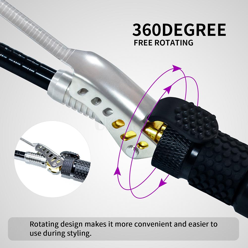 Professional 7mm Curling Iron Electric Hair Curler for Short Hair Pear Flower Cone Ceramic Curling Wand Hair Rollers Styler