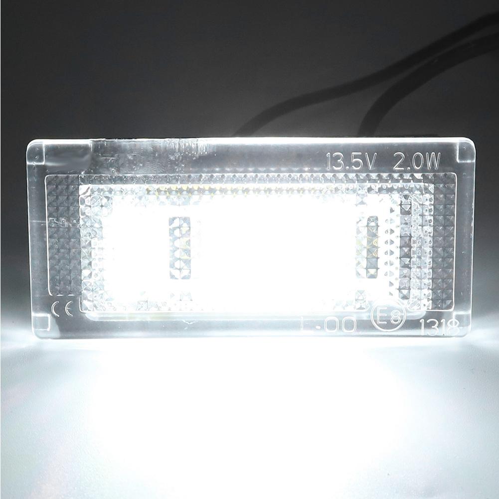 1 пара 12В 18 светодиодов LED Лампа подсветки номерного знака Подходит для Mini Cooper S R53 2001-2006