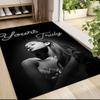 Yours Truly Elegance Black White Carpet Rug Soft Washable Antislip Home Living Room Sofa Mats Personalized Christmas Rug