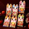 6pcs Cartoon Chinese Red Envelopes Horse Year Cartoon Red Packets  Birthday Gift