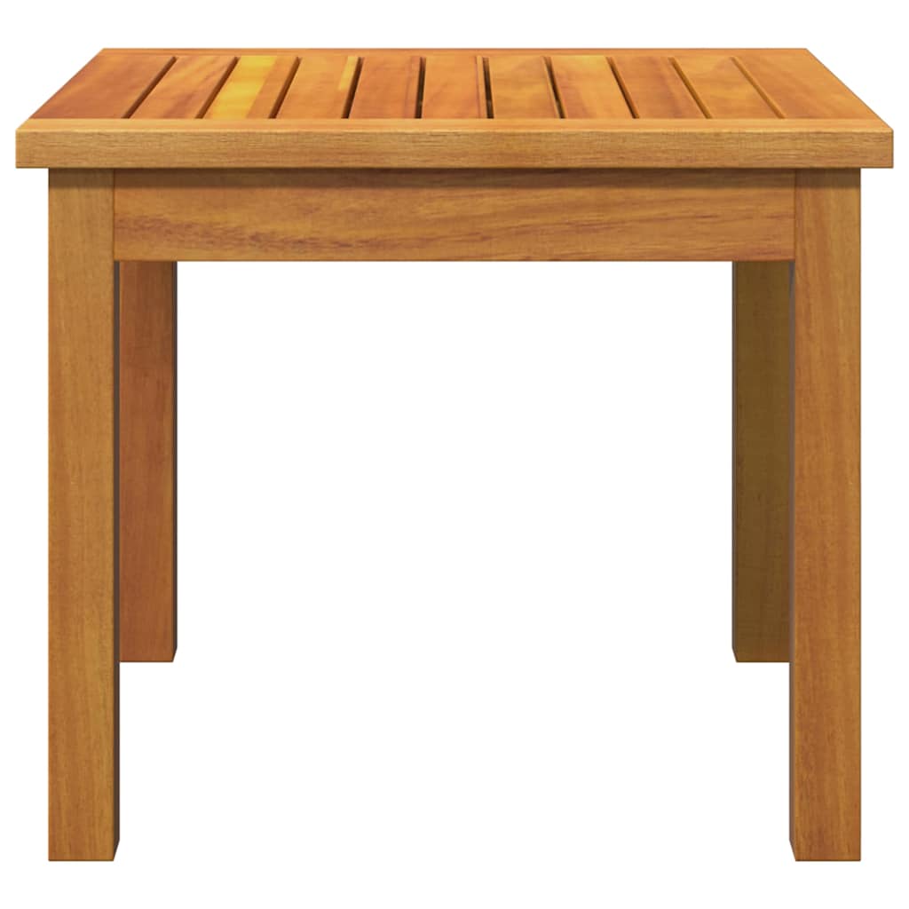 Side Table Oil Finished Natural Solid Acacia Wood
