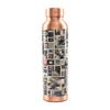 Copper Bottle with Print Wonderful Mosaic (950 Ml), Copper Water Bottle Mosiac Marvel, The Better Home