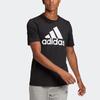 Adidas Essentials Big Logo Tee Black/White Men Streetwear GK9120