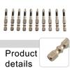 1/10pcs 50-150mm Cross Screwdriver Bit  Alloy Steel Anti-Slip Long Drill Bits  PH2 Hexagonal Handle 65mm Electric Screwdriver