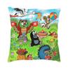 Cute Happy Mole Krtek Nordic Throw Pillow Covers Home Decorative D Printing Custom Cartoon Little Maulwurf Car Cushion Case