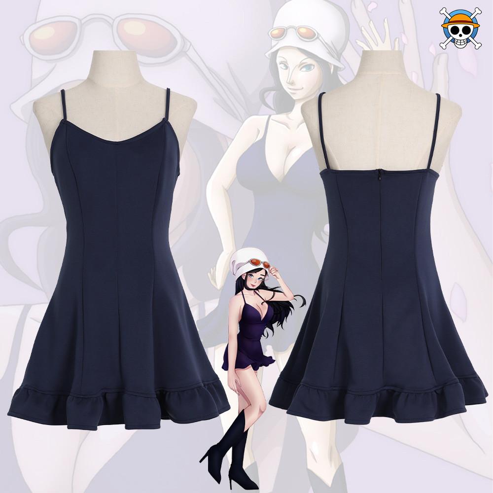 One Piece Nico Robin Cosplay Costumes With Polyester Fabric For Women And Children For Anime And Cosplay Parties
