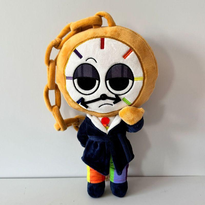 35cm Dandy's World Dyle Deluxe Rainbow Clock Man Plush Toy Soft Stuffed Plushie Pillow Doll Home Room Decor Adult Festival Gift