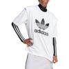adidas Спортивная футболка с большим логотипом, женские топы, белые IC8806