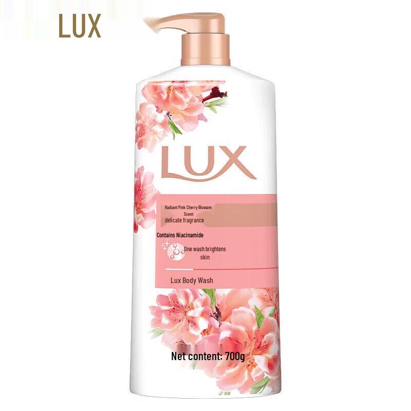 LUX Radiant Pink Cherry Blossom Shower Gel