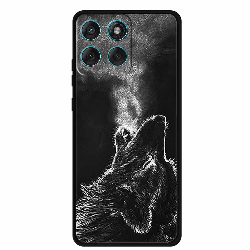 For Motorola Edge 60 Fusion Case XT2503-4 Wolf Lion Soft TPU Silicone Phone Cover for Motorola Edge 60 Fusion Case Fundas Coque