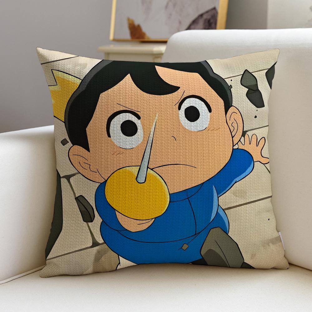 Anime RRanking of KingsSS Cushion Cover Breathable and skinfriendly linen pillowcase square removable and washable cushion