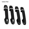 4 шт. ABS углеродного волокна автомобильная дверная ручка накладка отделка наклейка для Subaru Crosstrek 2024 2024 автомобильные аксессуары для стайлинга