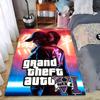 Фланелевый ковер с принтом спортивной красавицы из Grand Theft Auto, нескользящий, подходит для декора спальни, гостиной и детской комнаты
