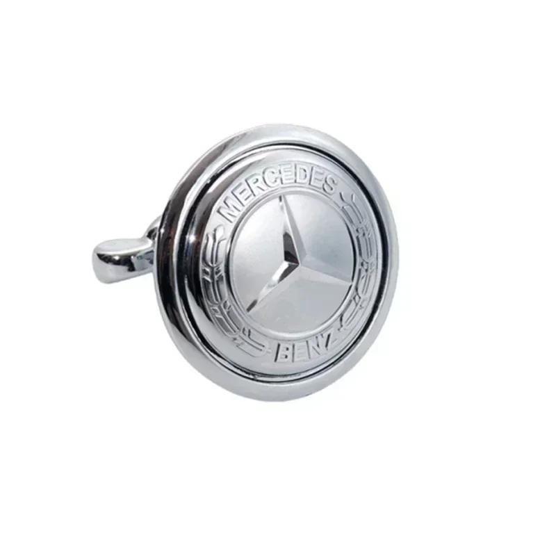 45 мм Эмблема передней части автомобиля Модифицированная хромированная накладка на капот для Mercedes Benz CLS SLK W203 W205 W204 C E Class W210 W211 W220